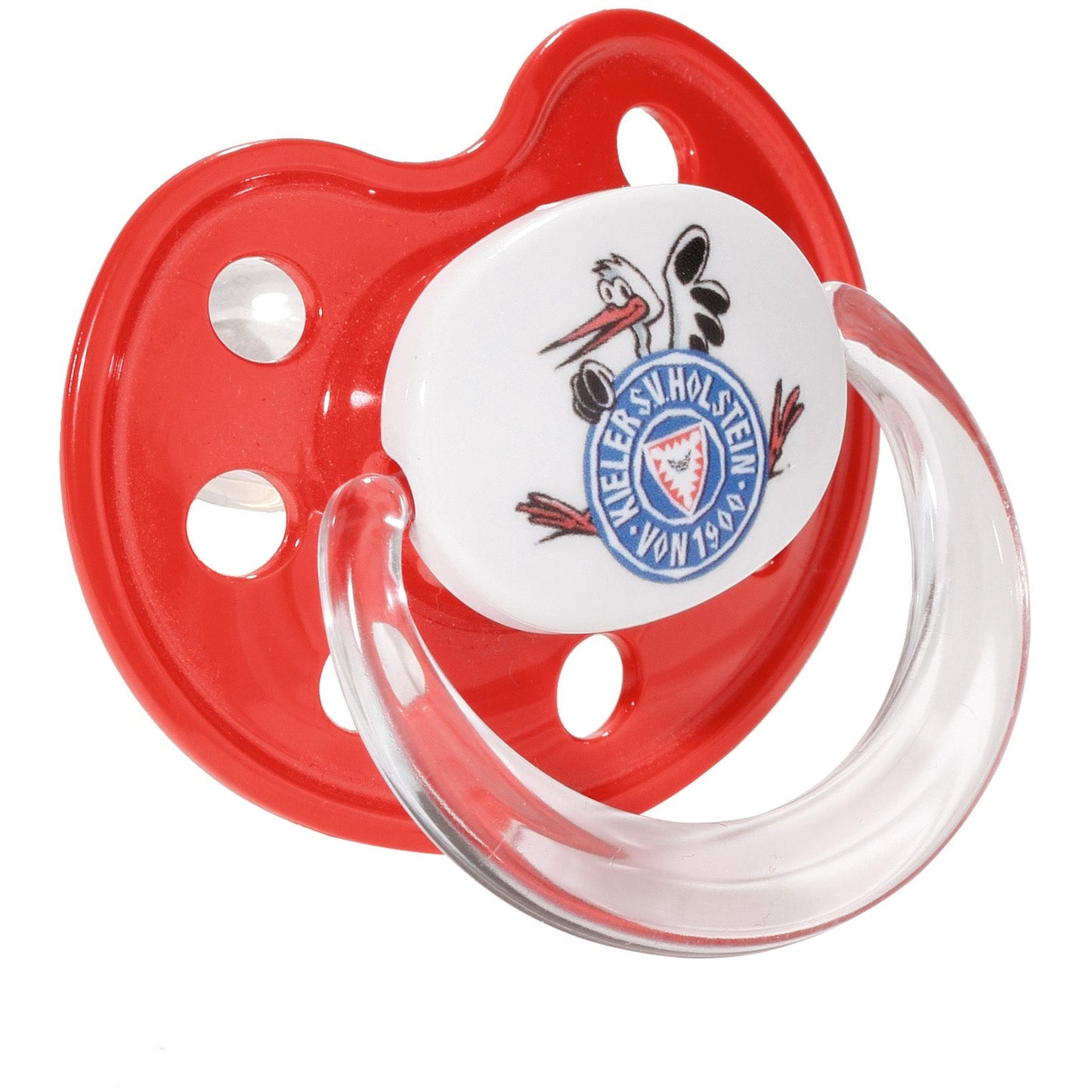Holstein Kiel Babyschnuller rot