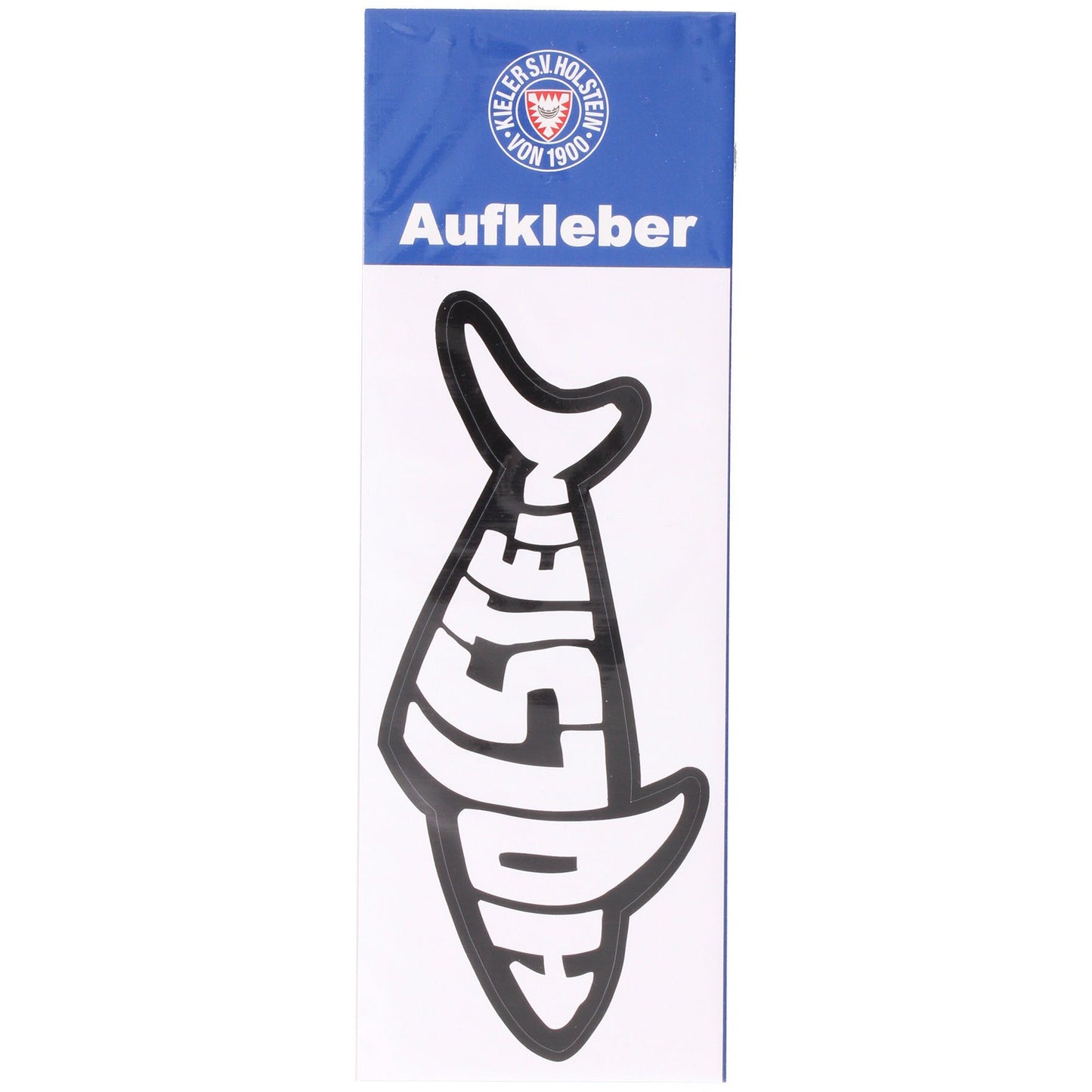 Holstein Kiel Aufkleber Fisch weiß