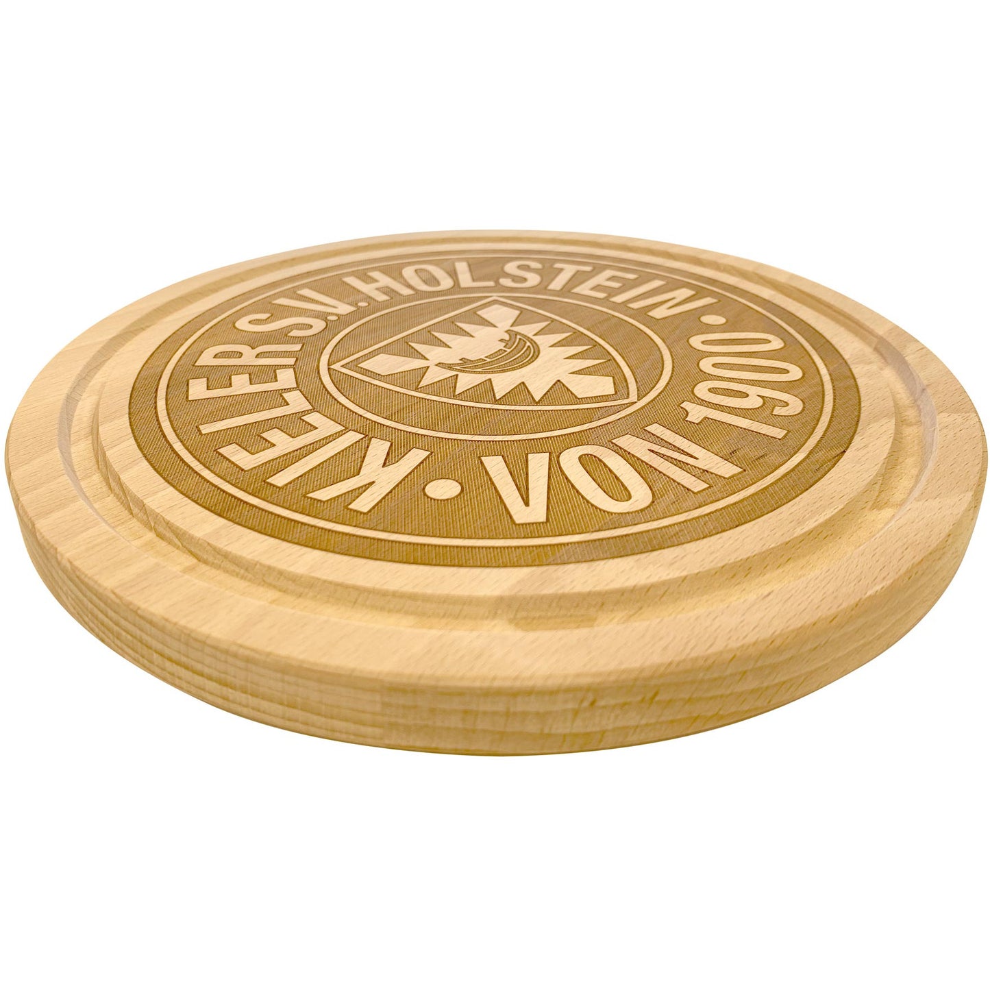 Holstein Kiel Holzbrett Logo rund