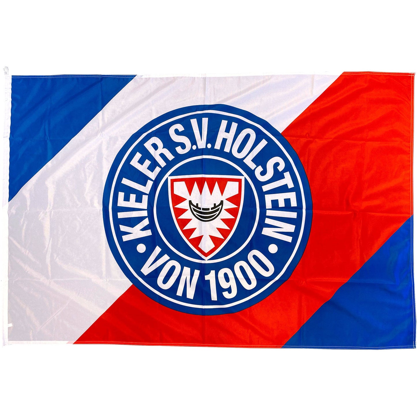 Holstein Kiel Hissflagge 1,50 x 1m Streifen