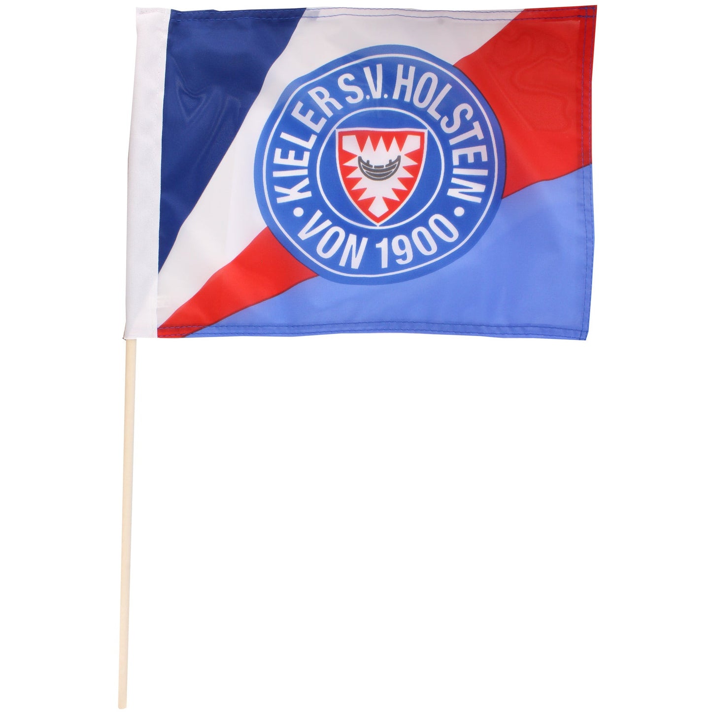 Holstein Kiel Stockfahne 40 x 30 cm