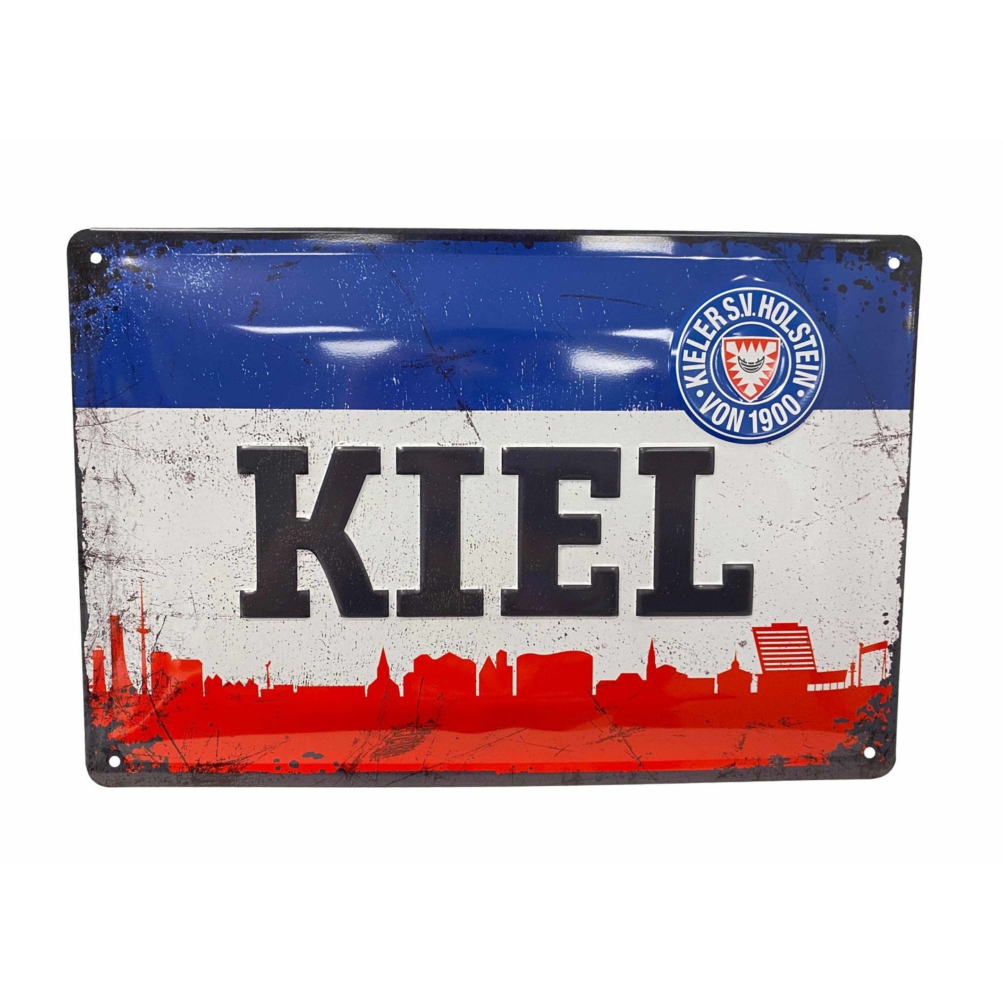 Holstein Kiel Blechschild "Stadt"