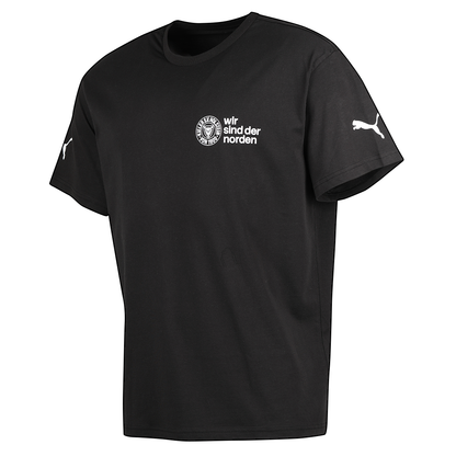 Puma T-Shirt schwarz Storch