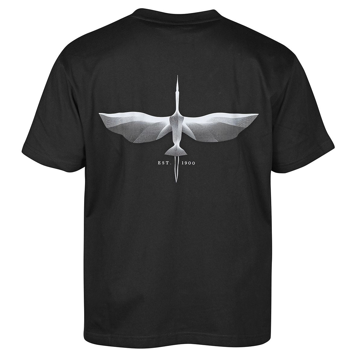 T-Shirt schwarz Storch