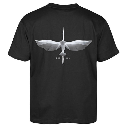 T-Shirt schwarz Storch