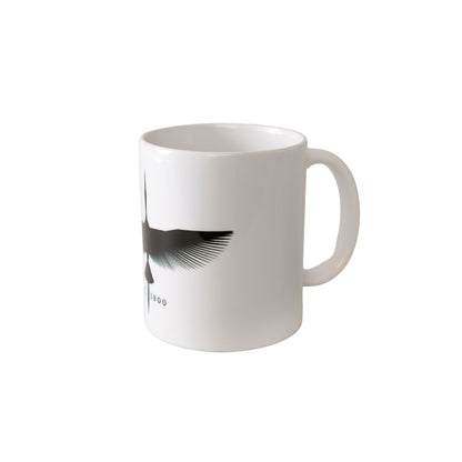 Kaffeebecher weiß Storch