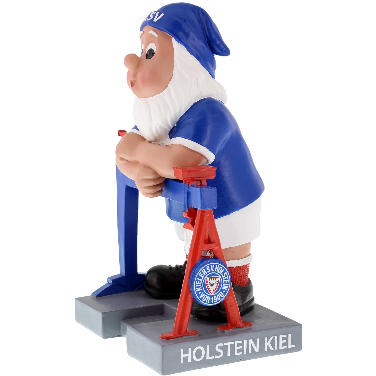Holstein Kiel Gartenzwerg Kran