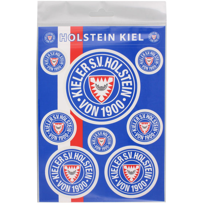 Holstein Kiel Aufkleber-Set Logos – Holstein-Fanshop