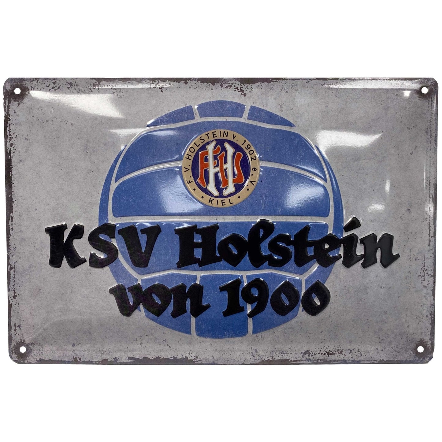 Holstein Kiel Blechschild "Ball"